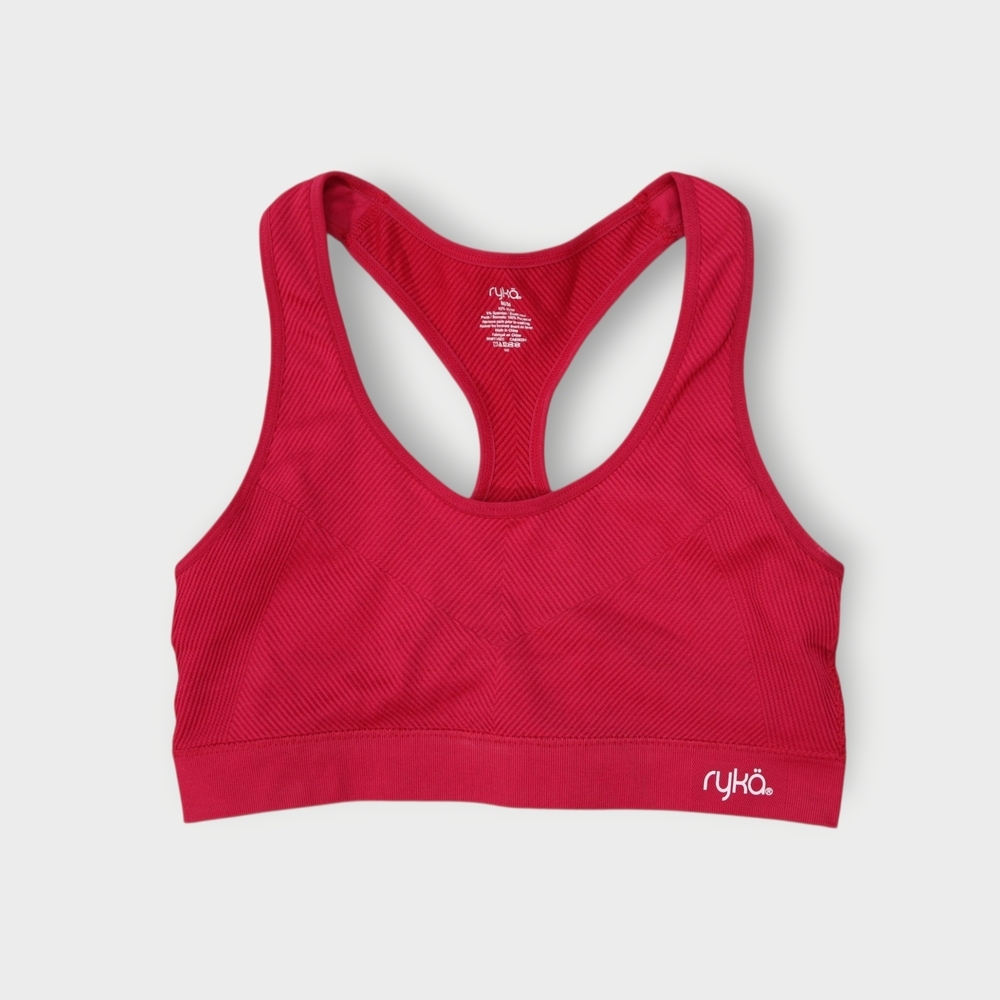 Ryka Magenta Pink Sports Bra Size Medium Womens Support Compression
